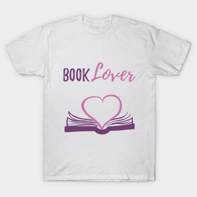 Book Lover T-Shirt by A Love So True